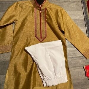 Indian Pakistani silk kurta shalwar for 2-3 years old boy